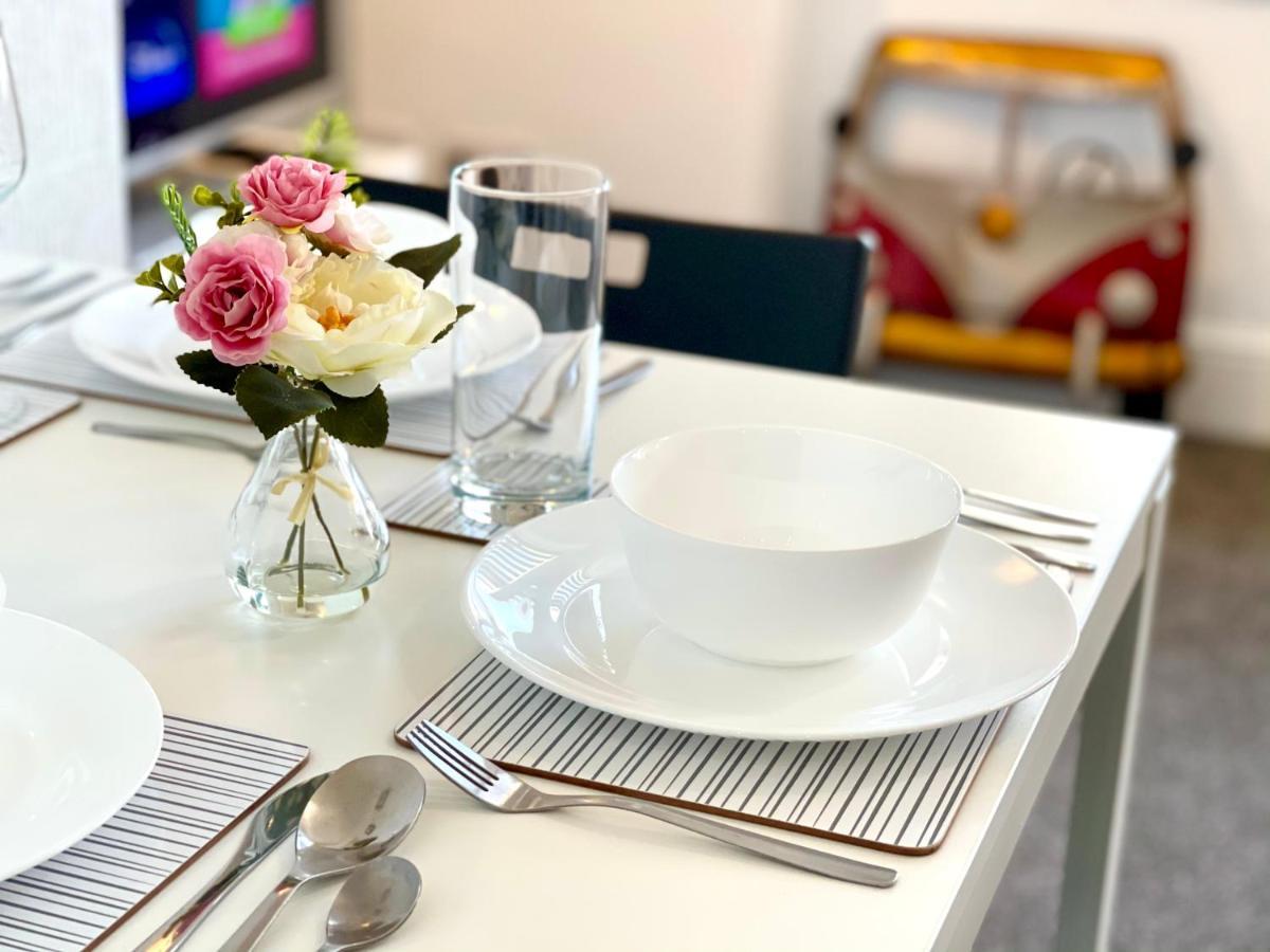 Modern Family Apartment Free Parking And Gym By Beach Bournemouth Zewnętrze zdjęcie